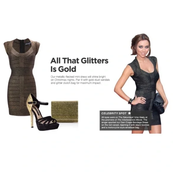 French Connection Danni Crepe Bandage Heath Dress - Picture 7 of 13